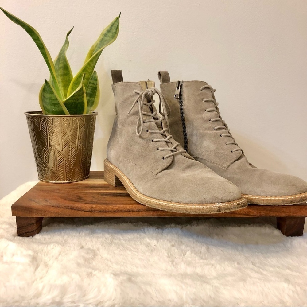 VINCE Suede Cabria Boot in Woodsmoke Size 9.5 - Picture 3 of 12
